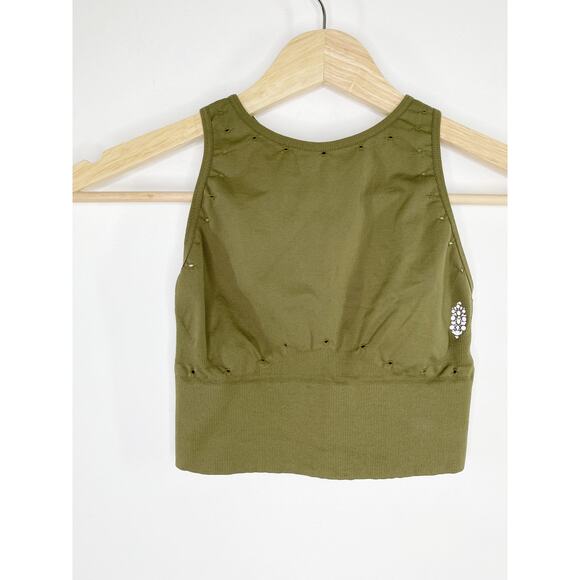 Free People Other - Free People Movement Green High Neck Sports Bra Womens Size XS/S OB680879